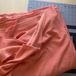 Salmon pink jersey knit fabric 5 yards